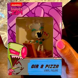Invader zim gir & pizza vinyl figure